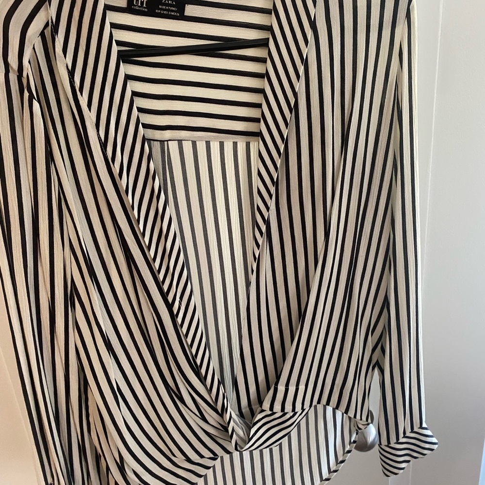 Zara crossed shirt